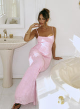 South Of France Maxi Dress Pink