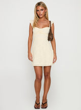 Landon Mini Dress Lemon