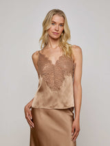 Priya Silk Lace Camisole