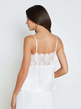 Priya Silk Lace Camisole