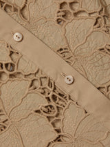 Seychelle Cropped Eyelet Blouse