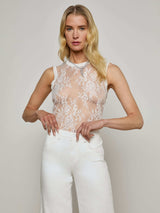 Brax Floral Lace Tank