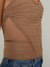 Asuka Mesh Corset Top