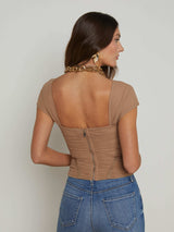 Asuka Mesh Corset Top