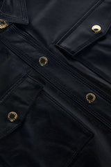 Avina Leather Shirt