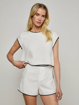 Ilana Linen-Blend Top