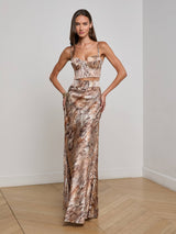 Sonya Silk Bustier