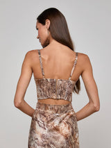 Sonya Silk Bustier