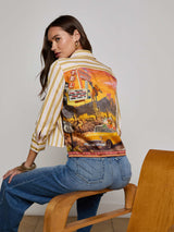 Fawn Desert Print Shirt