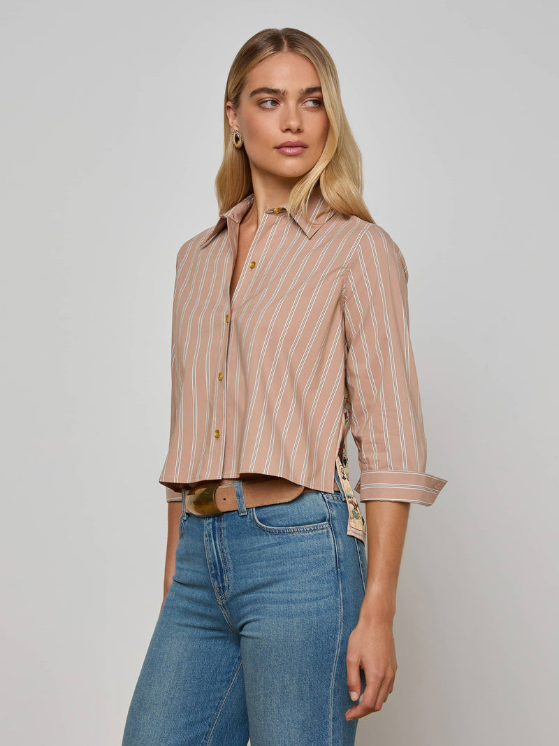 Fawn Western Card Print Shirt