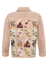 Fawn Western Card Print Shirt