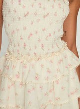 Sunkiss Frill Mini Dress Floral
