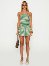 Montebello Strapless Mini Dress Multi