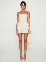 Sunkiss Frill Mini Dress Floral