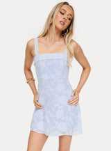 Cerise Mini Dress Lilac Burnout