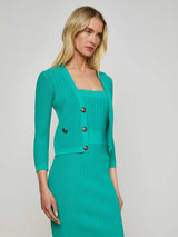 Irvin Pointelle Knit Cardigan