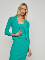 Irvin Pointelle Knit Cardigan