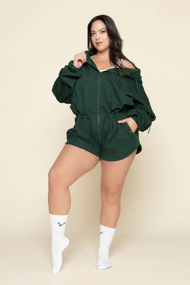 Cloud Romper - Game Time Green