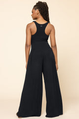 Go With The Flow Jumpsuit - Black