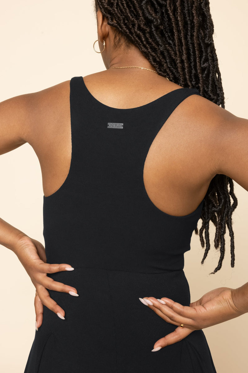 Go With The Flow Jumpsuit - Black
