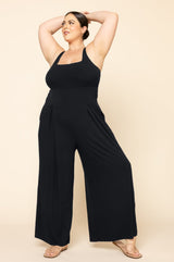 Go With The Flow Jumpsuit - Black