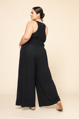 Go With The Flow Jumpsuit - Black