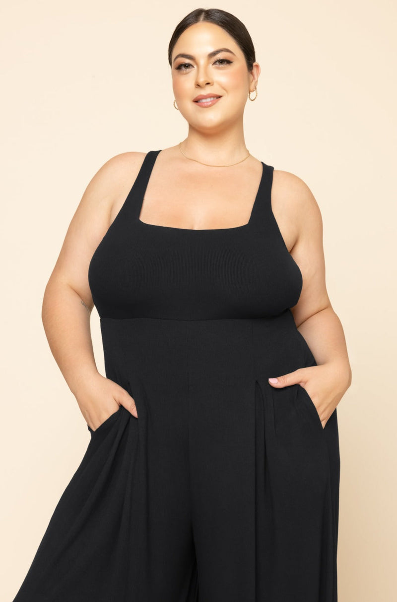 Go With The Flow Jumpsuit - Black
