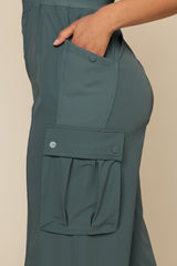 Take a Hike Overalls - Fog Green